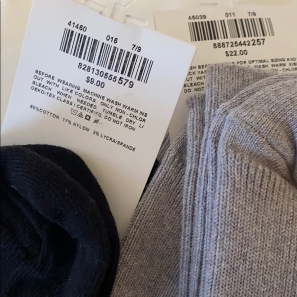 NWT Hanna Andersson socks - Gray and Black - Picture 3 of 3